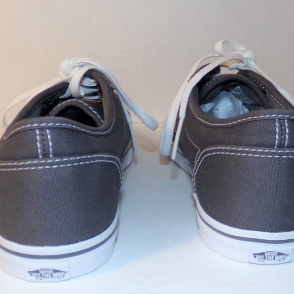 WOMENS VANS SIZE 8 GRAY AND WHITE SO NICE! - Picture 6 of 7